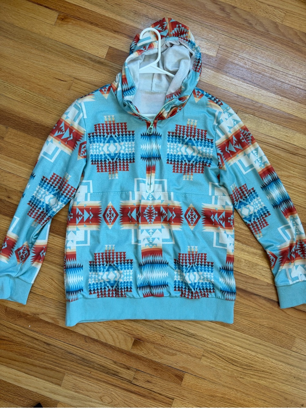 Turquoise Aztec Pattern women’s Sweater